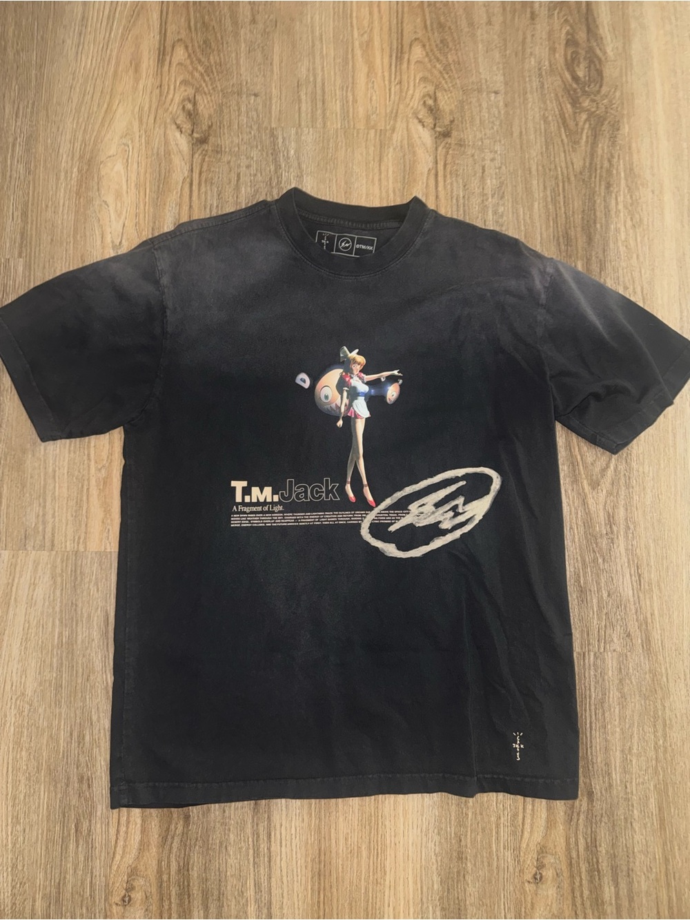 Cactus Jack by Travis Scott Black Graphic Short Sleeve Tee